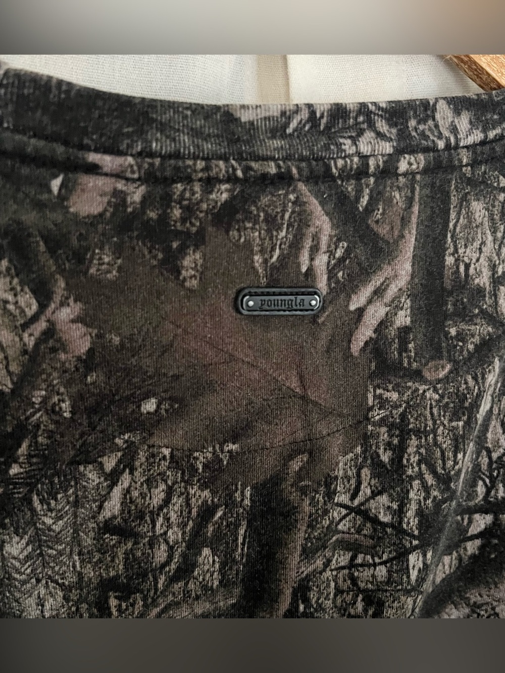 Young LA Heritage Tee Dark Tree Camo Mens Large - Picture 5 of 7